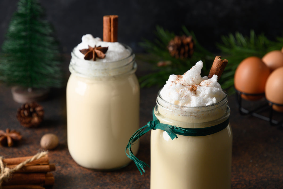 Coconut Hazelnut Eggnog - Kitchen Confidante®