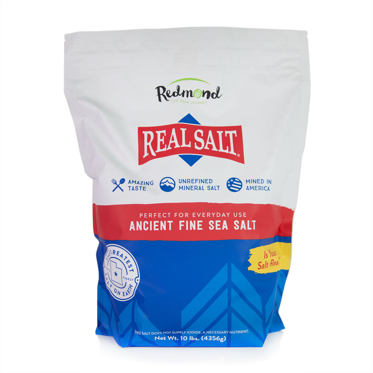 Real Salt® Fine Bulk Bag (10 lb.) Redmond Life
