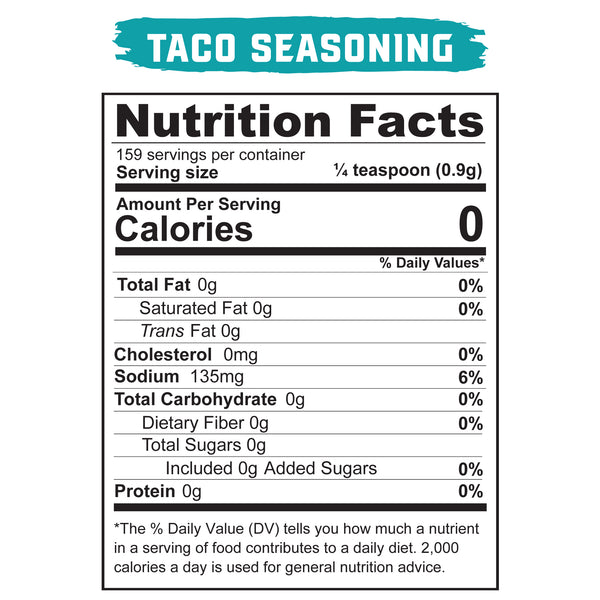 Real Salt® Seasonings Taco Shaker (5.04 oz.)