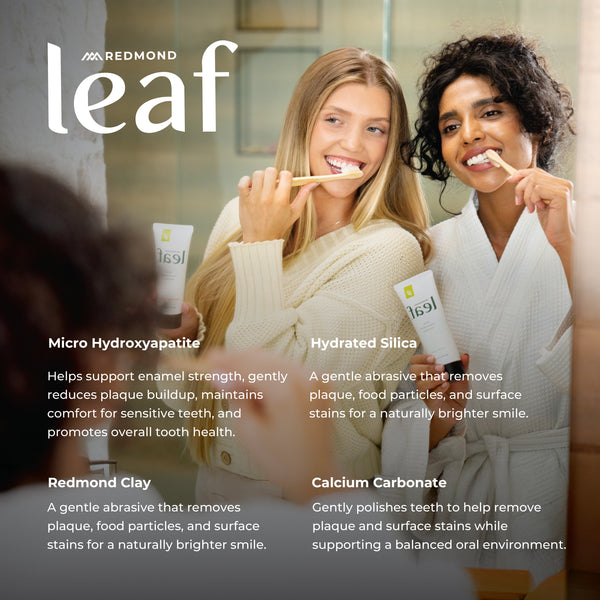 Leaf VARIETY PACK Toothpaste 1 oz Tube (3 ct, 1 of Each - WM, OV, CR)