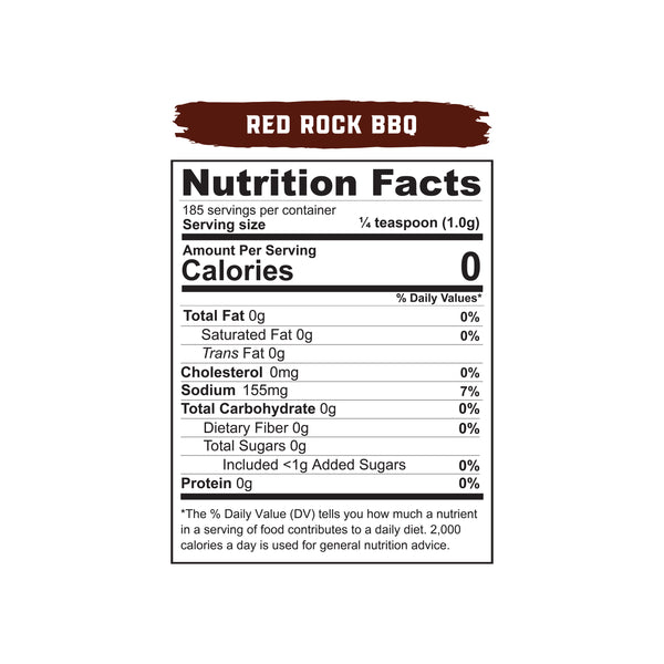 Real Salt® Seasonings Red Rock BBQ Shaker (6.55 oz.)