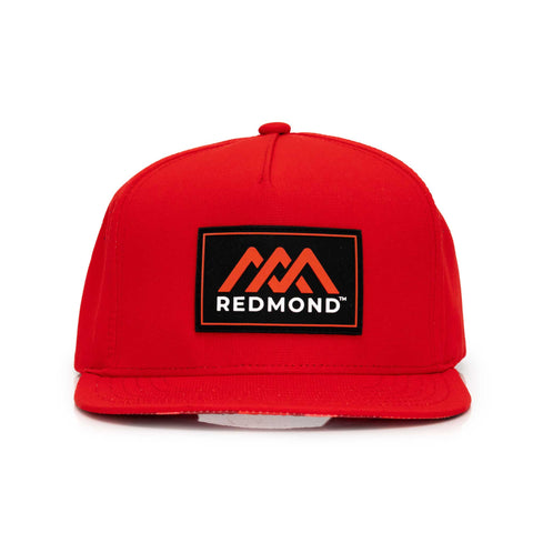 Redmond Peaks Logo Snapback Hat - Red