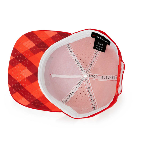 Redmond Peaks Logo Snapback Hat - Red