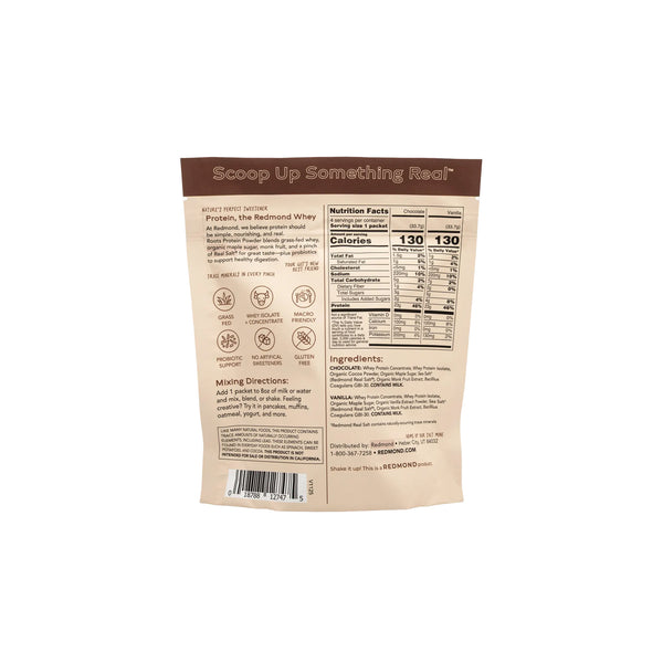 Redmond Roots Protein Powder Variety Pack (4 sticks)