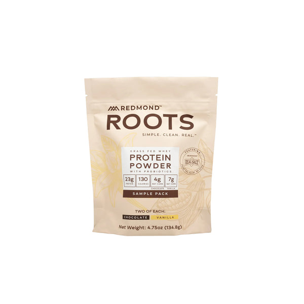 Redmond Roots Protein Powder Variety Pack (4 sticks)