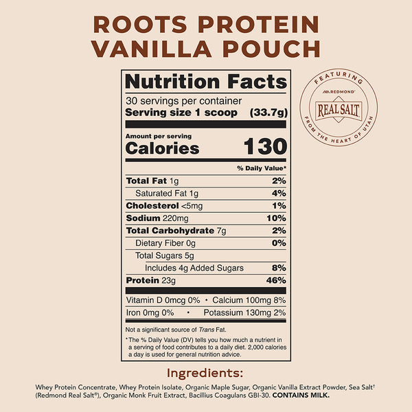 Redmond Roots Protein Powder (30 servings)