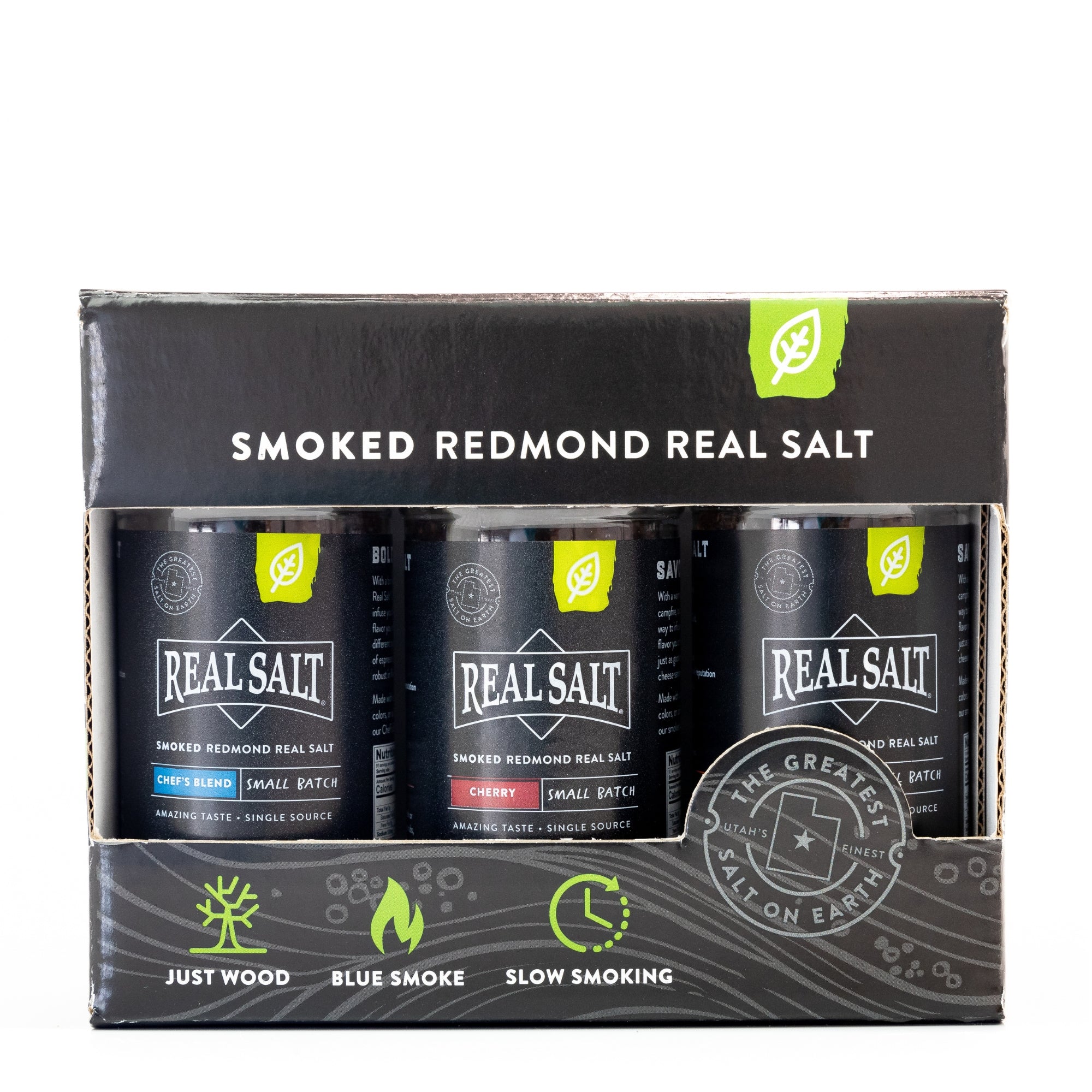 Smoked Real Salt Shaker Gift Set (5.5 oz. Shakers)