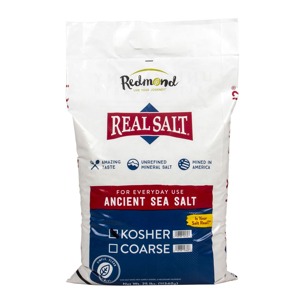 Real Salt® Kosher Bulk (25 lb.)